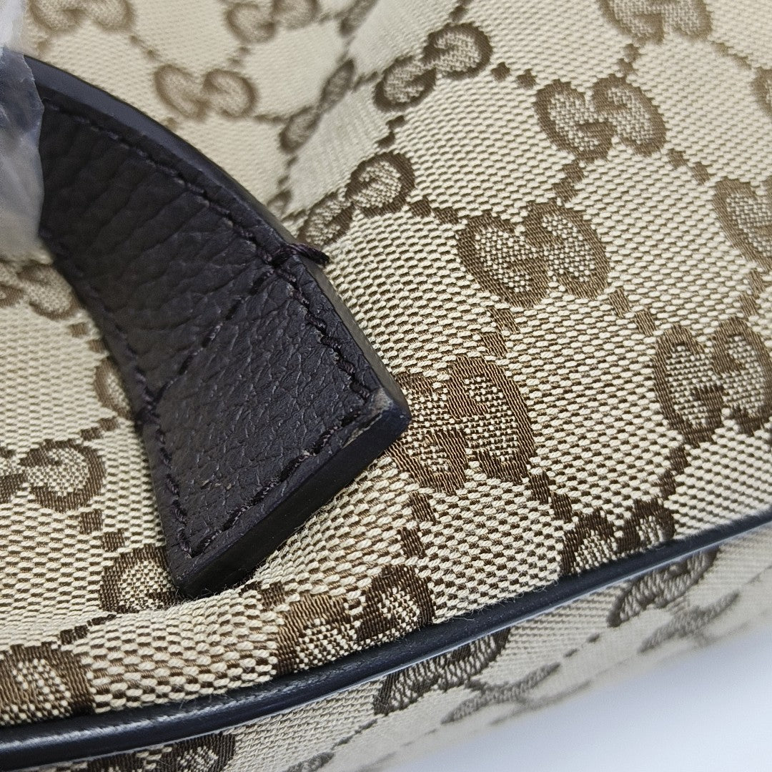 Monogram Canvas Backpack Beige