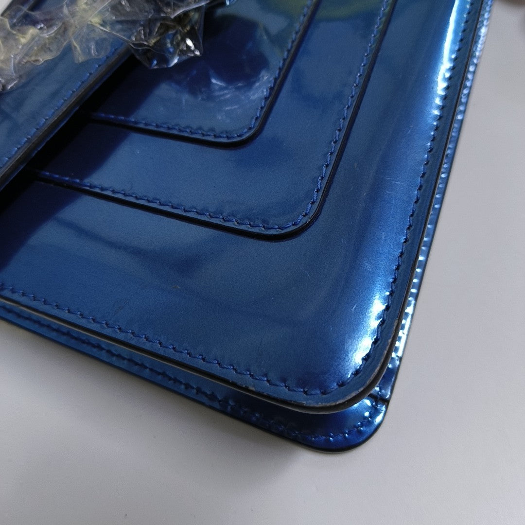 SERPENTI FOREVER Small Calfskin Blue