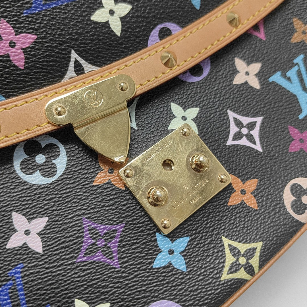 LV × TM SOLOGNE Monogram Coated Canvas Black