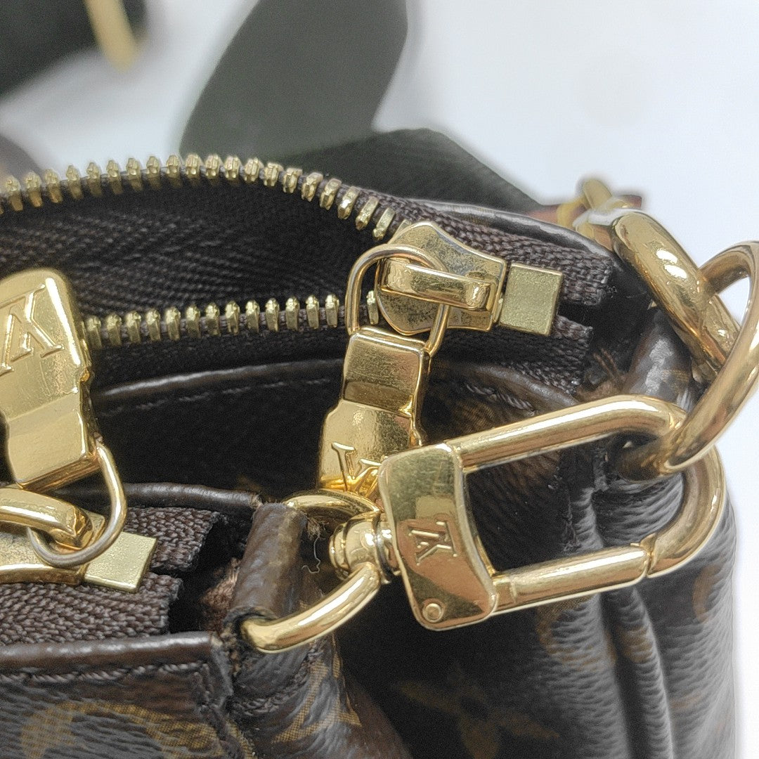MULTI Monogram Coated Canvas Brown