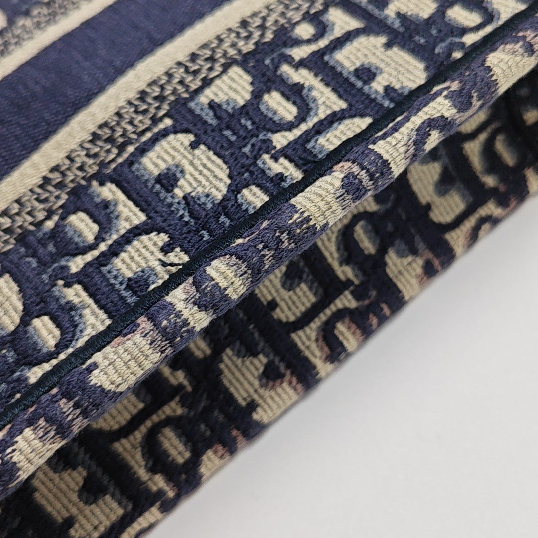Book Tote Mini Canvas Blue