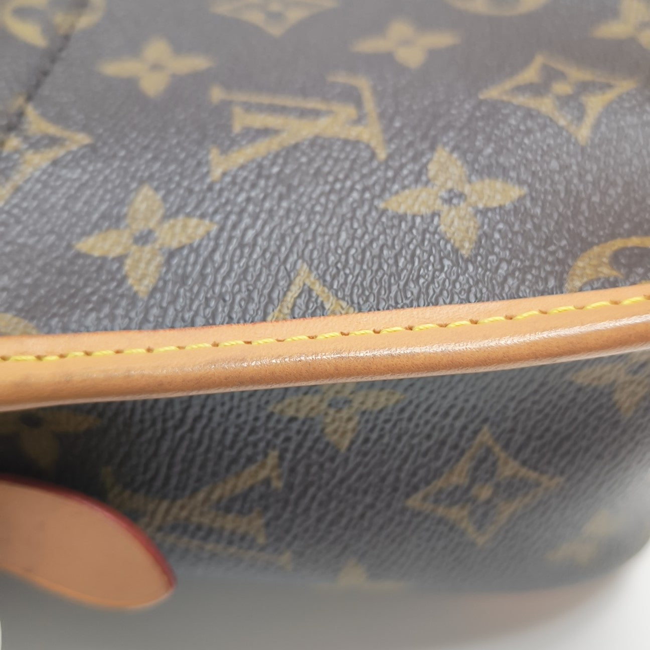DIANE Monogram Coated Canvas Brown