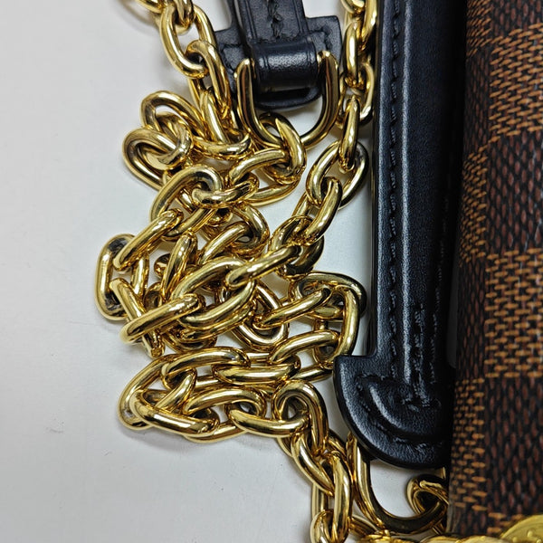 VAVIN PM Damier Ebene Coated Canvas Brown
