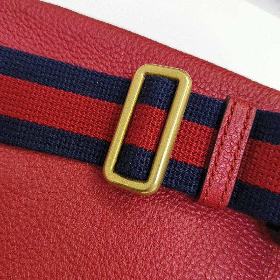 Print Large Calfskin Red