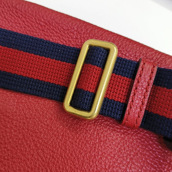 Print Large Calfskin Red