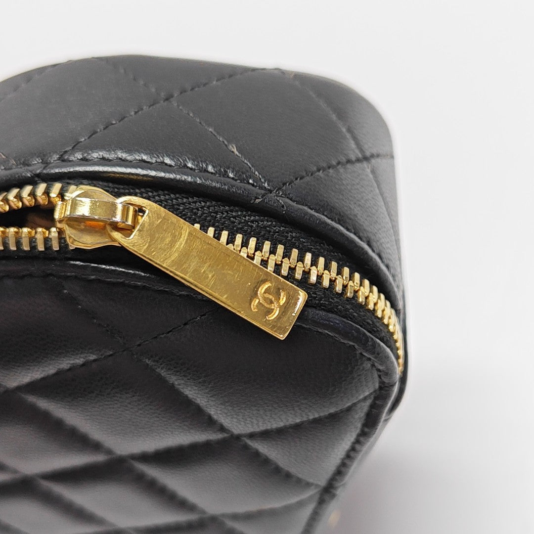 Quilted Lambskin Black