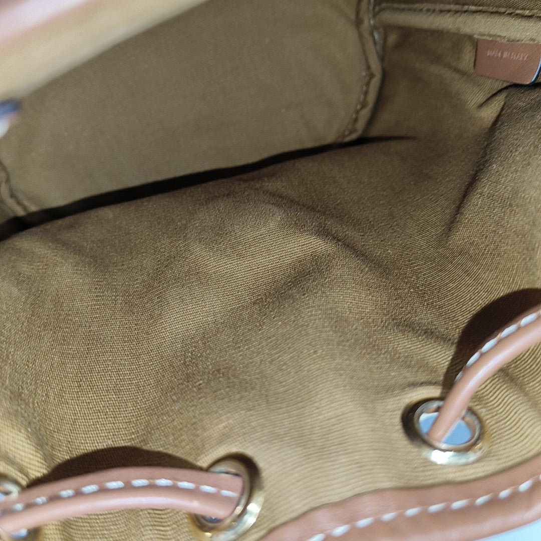 TRIOMPHE Mini Coated Canvas Brown