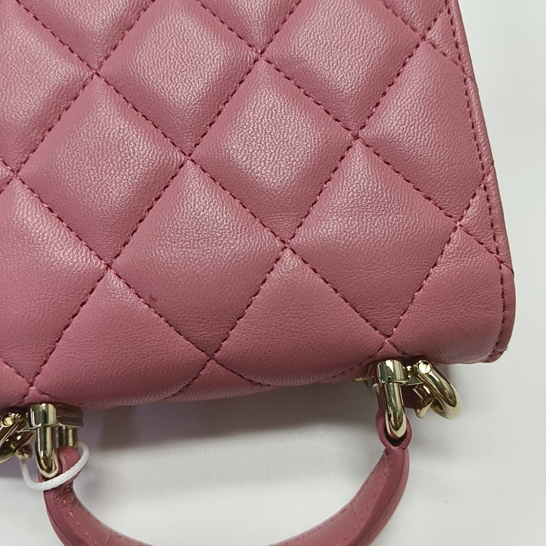 Quilted Lambskin Pink