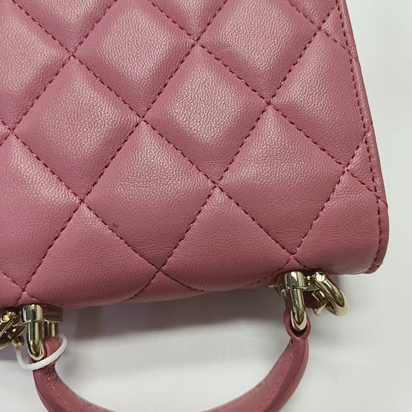Quilted Lambskin Pink