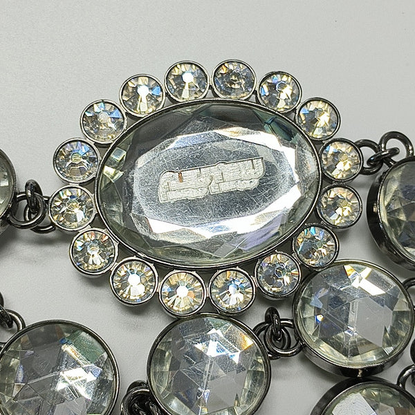 Crystal Lambskin Black