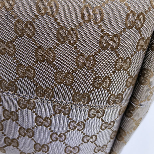 Monogram Canvas Top Handle Bag Brown