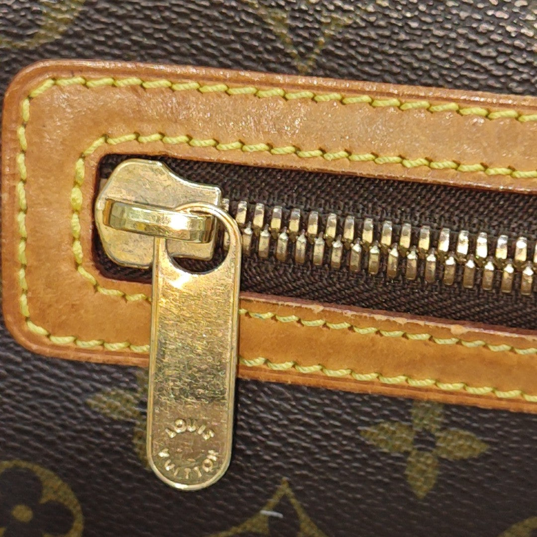 HUDSON MM Monogram Coated Canvas Brown