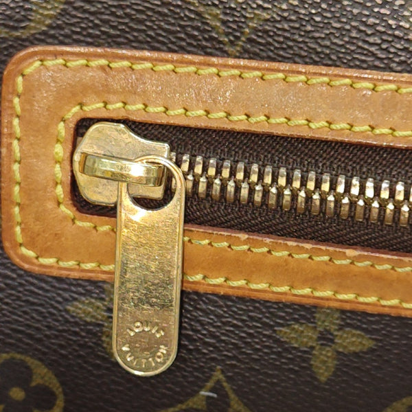 HUDSON MM Monogram Coated Canvas Brown