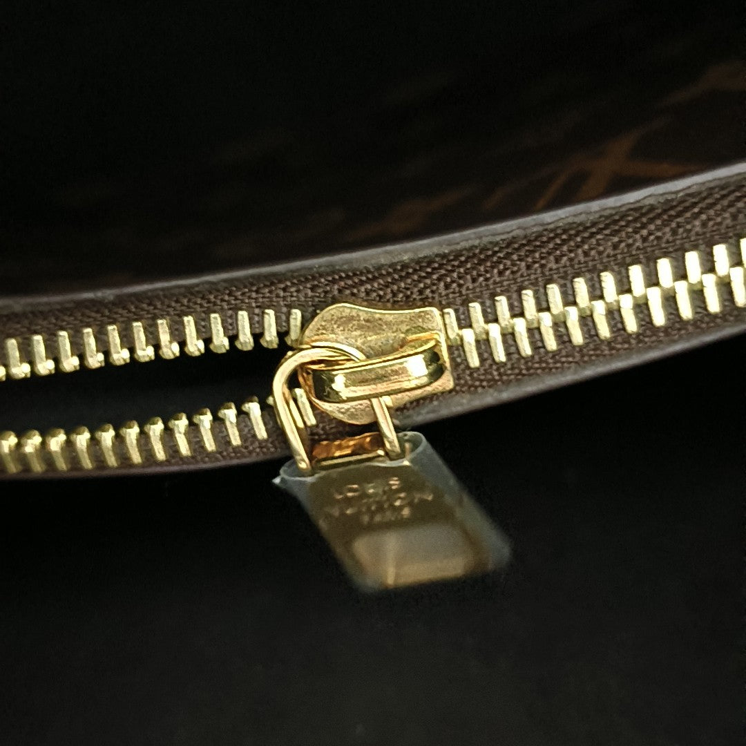 NÉONOÉ MM Monogram Coated Canvas Brown
