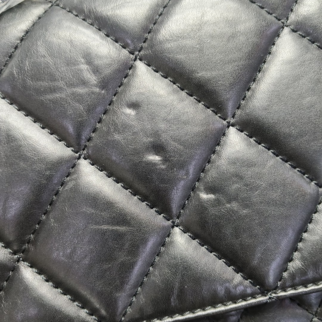2.55 Quilted Calfskin Black