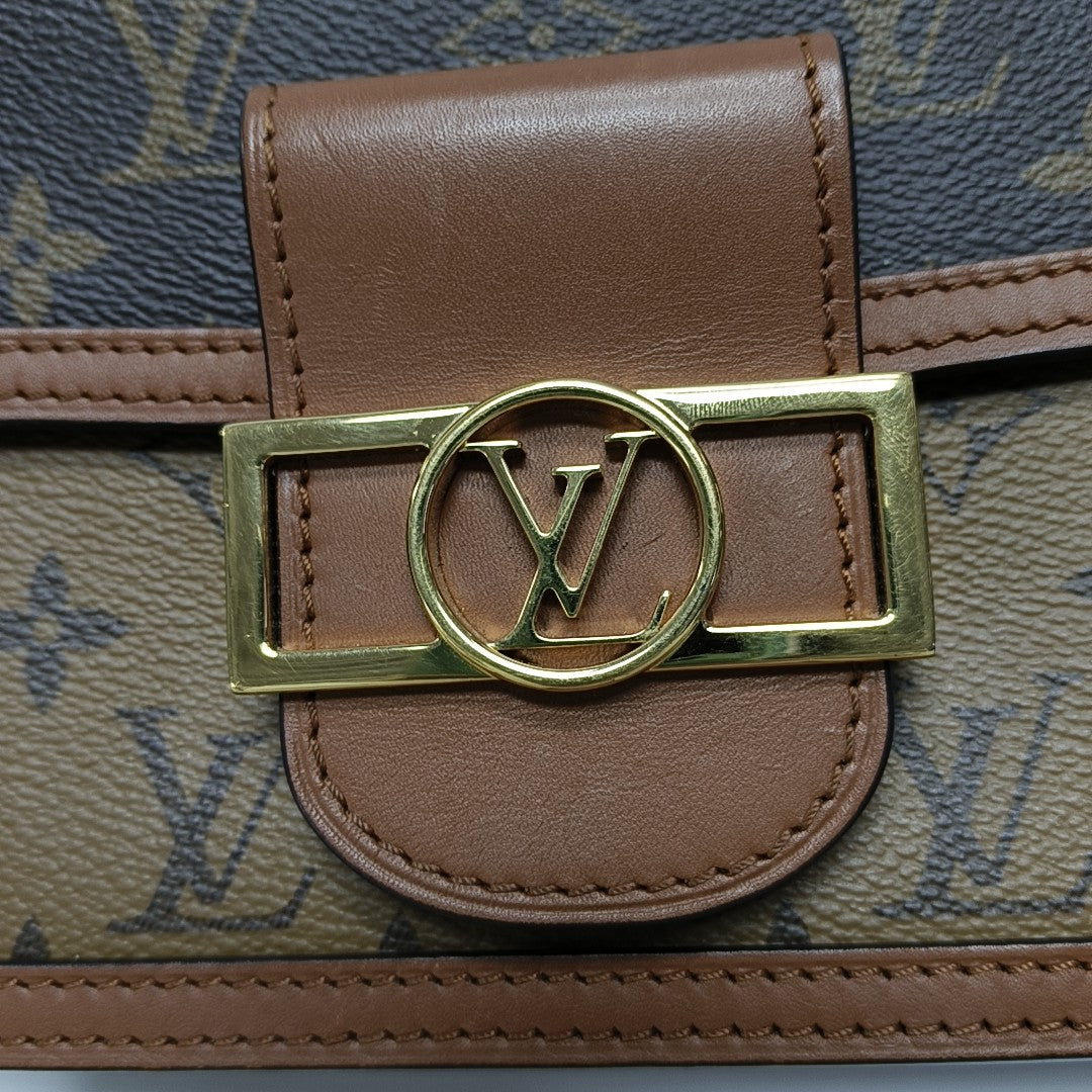 DAUPHINE Mini Coated Canvas Brown