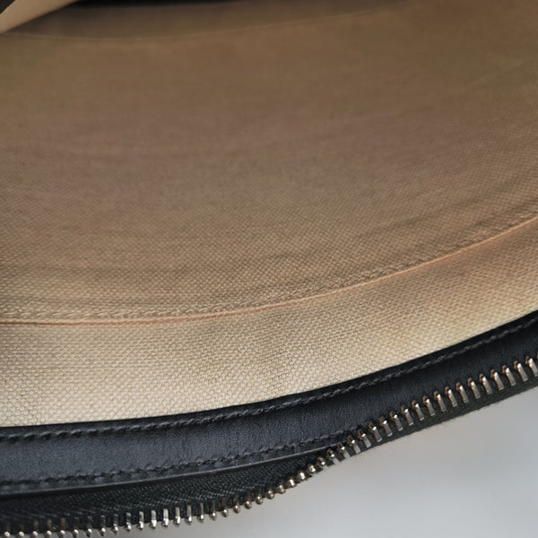GG Supreme Monogram Coated Canvas Black