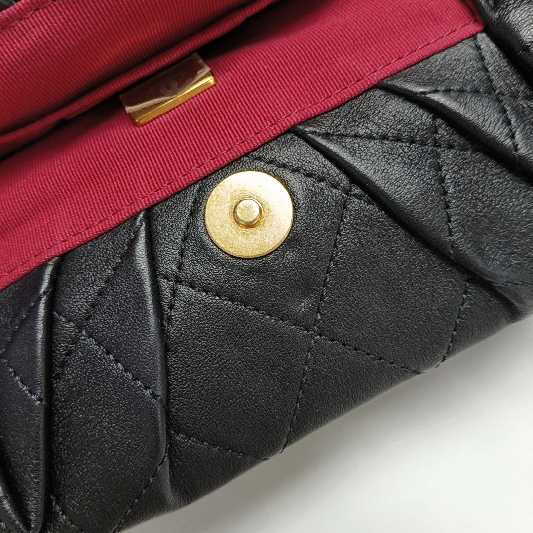 Quilted Lambskin Black