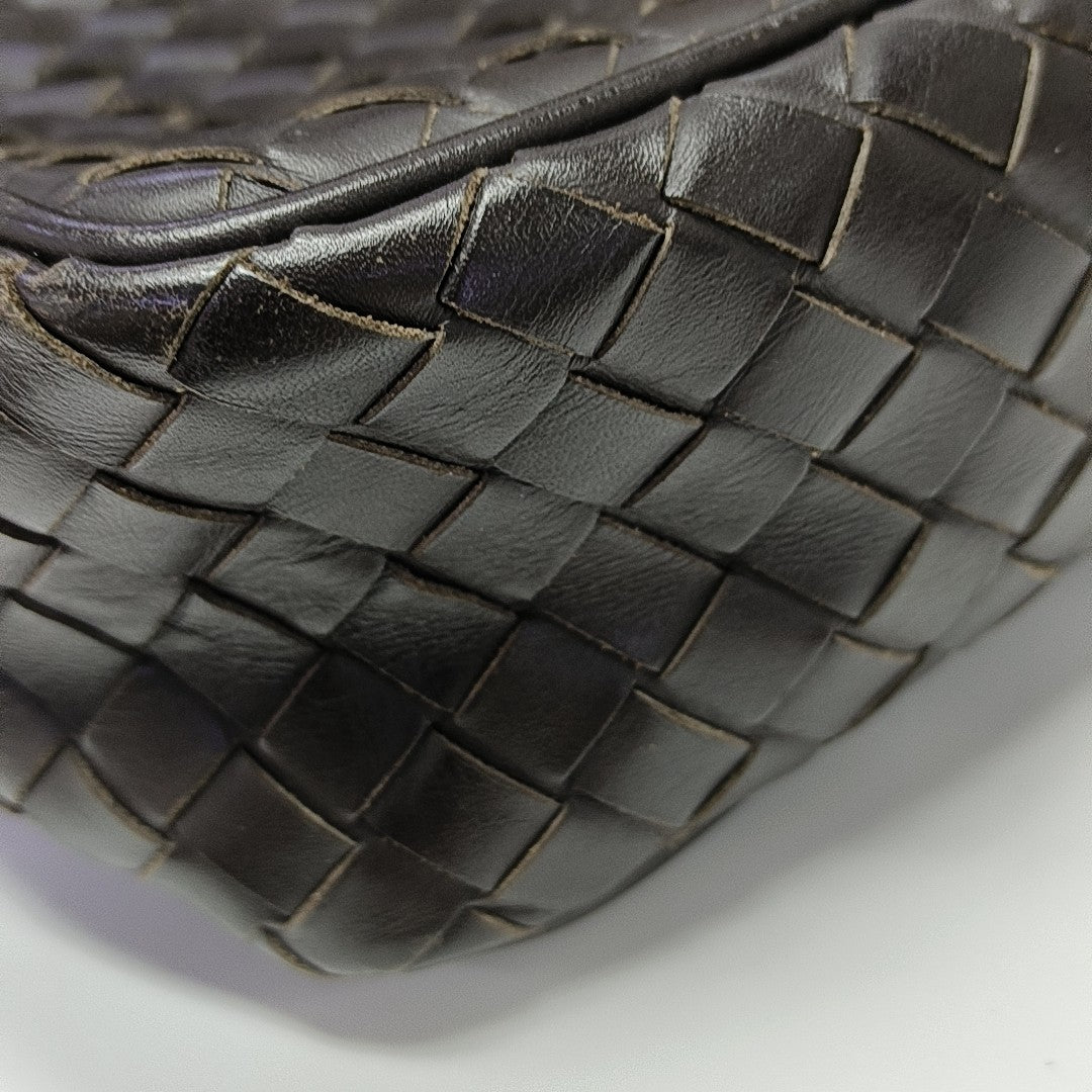 Calfskin Crossbody Bag Brown