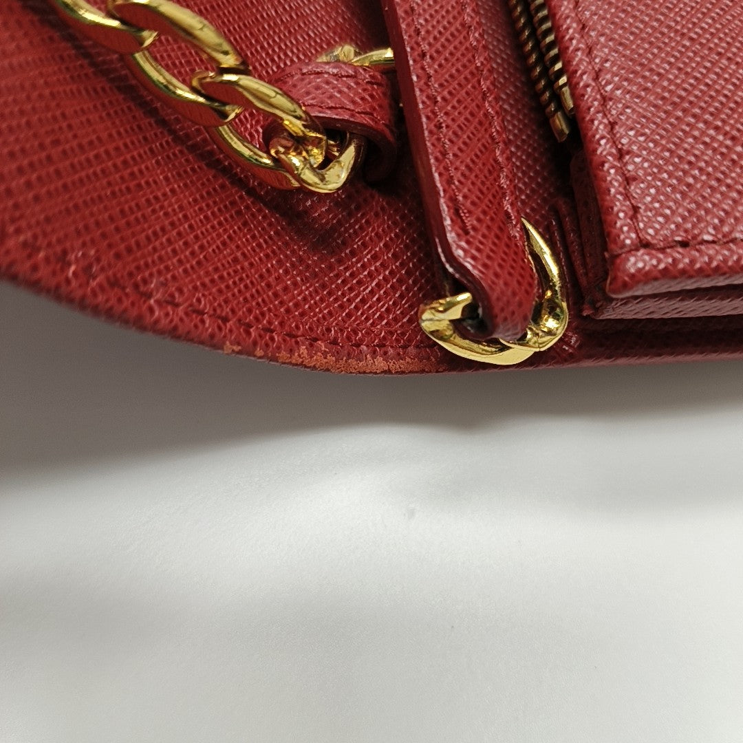 Saffiano Calfskin Red