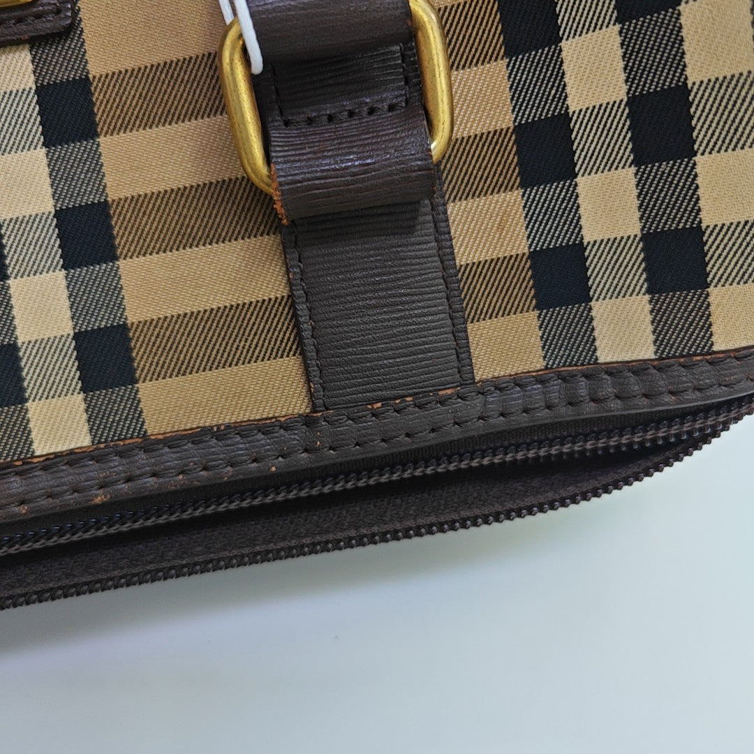 Canvas Shoulder Bag Beige