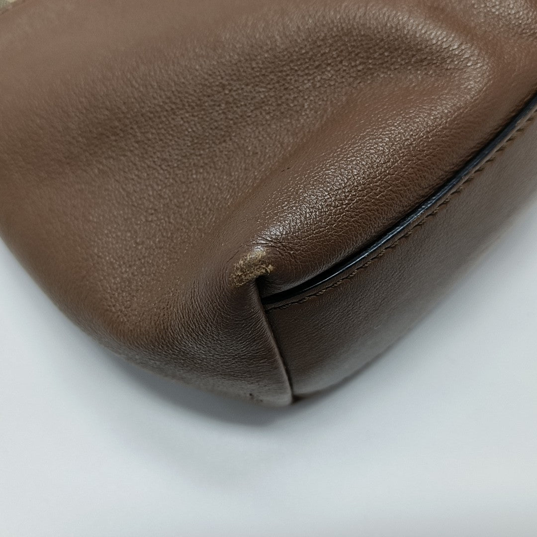 Canvas Shoulder Bag Brown