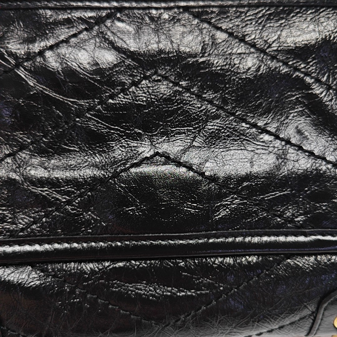NIKI Mini Quilted Calfskin Black