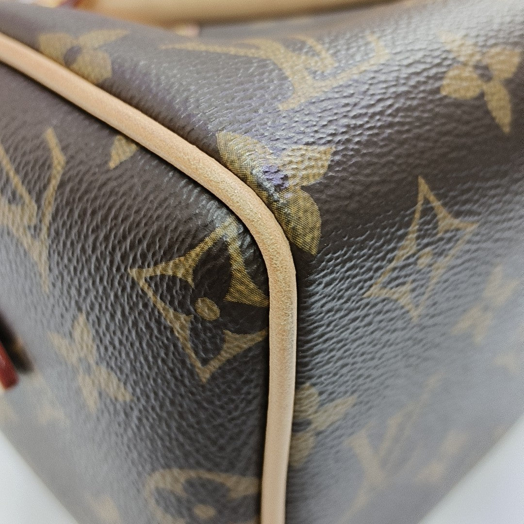 SPEEDY 20 Monogram Coated Canvas Brown