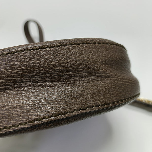 Ophidia Mini Monogram Lona Revestida Beige