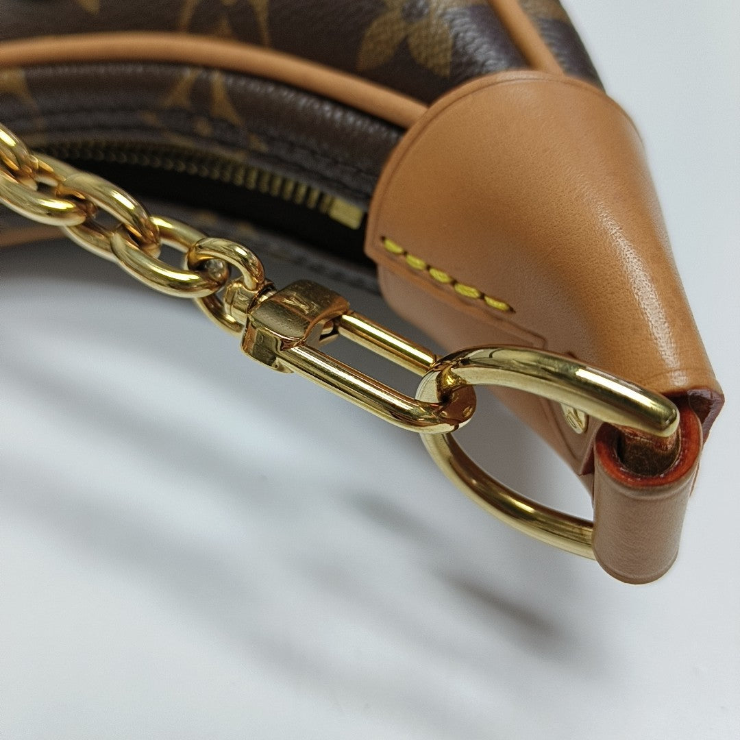 LOOP Monogram Coated Canvas Brown