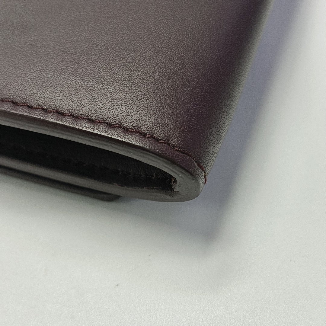 CHYC Y LIGNE Calfskin Red Wallet