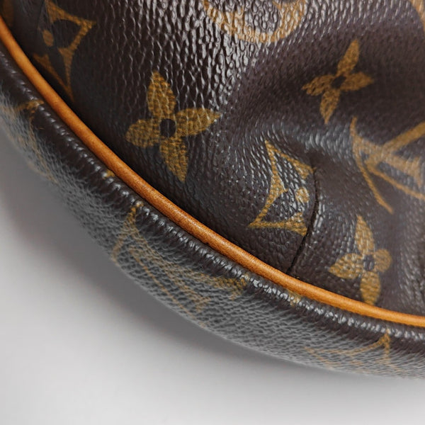 CROISSANT MM Monogram Coated Canvas Brown