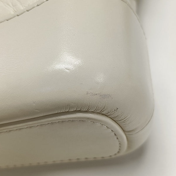 GABRIELLE Mini Quilted Calfskin White