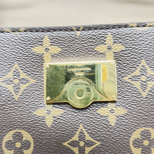CLUNY PM Monogram Coated Canvas Brown