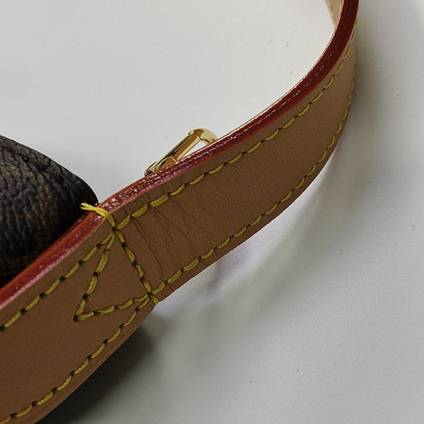ALL IN Monogram Coated Canvas Brown