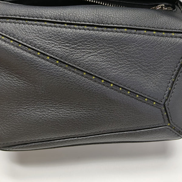 Puzzle Mini Calfskin Black