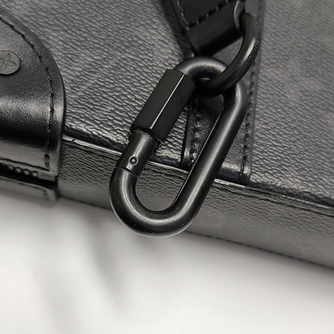WALLET TRUNK Monogram Coated Canvas Gray