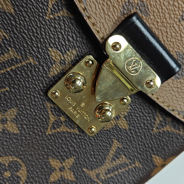 CAMERA BOX Monogram Coated Canvas Brown