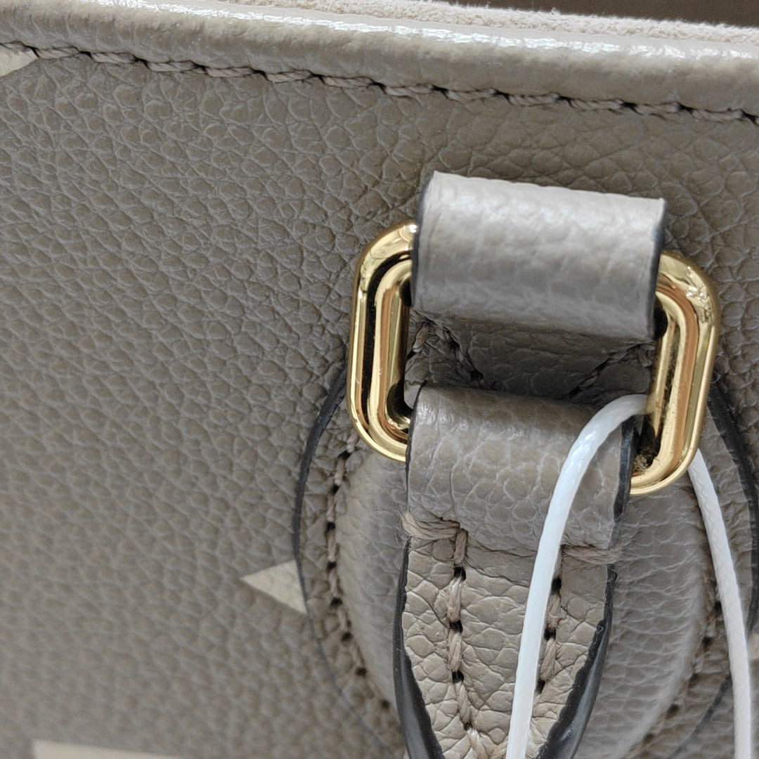 ONTHEGO PM Monogram Calfskin Gray