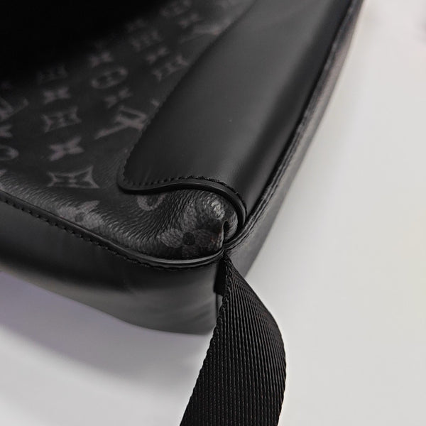 VOYAGER PM Monogram Coated Canvas Black