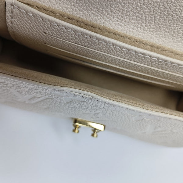 NANO MADELEINE Nano Monogram Calfskin Beige