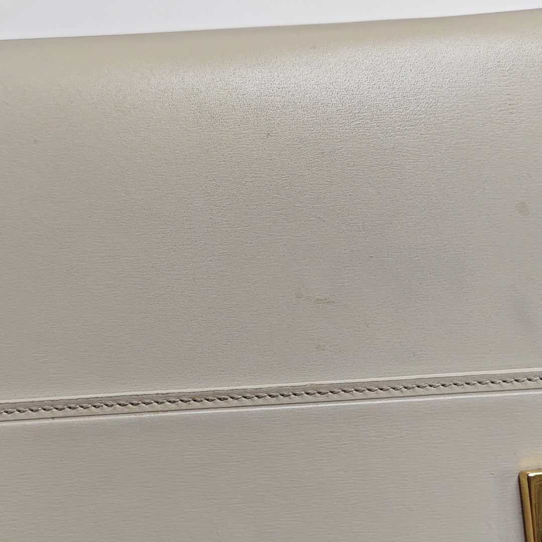 MANHATTAN Nano Calfskin White