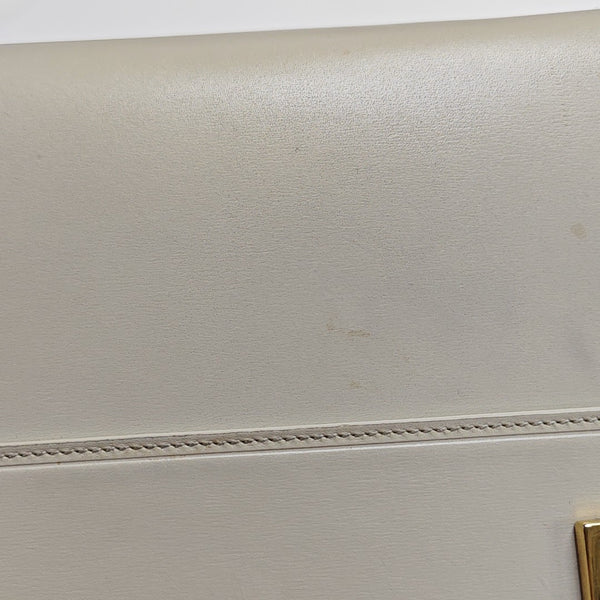 MANHATTAN Nano Calfskin White