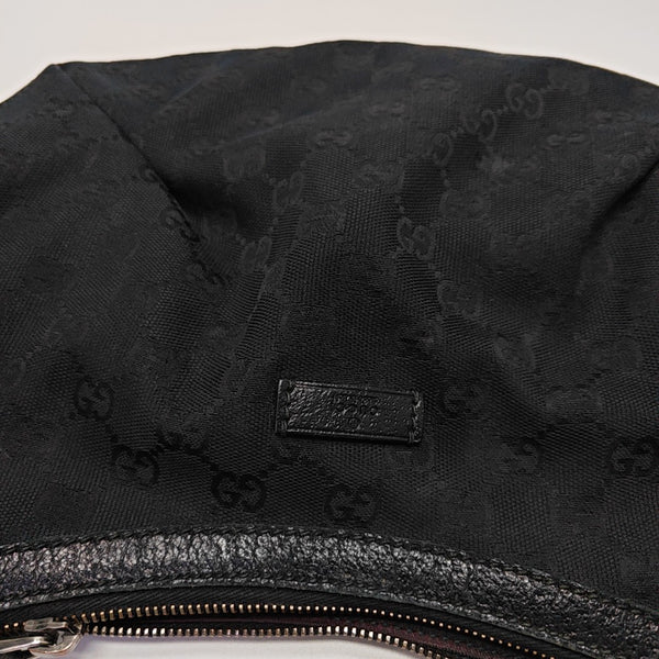 Monogram Canvas Shoulder Bag Black