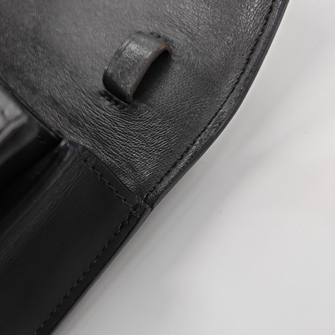 CLASSIC BOX Small Leather Gray