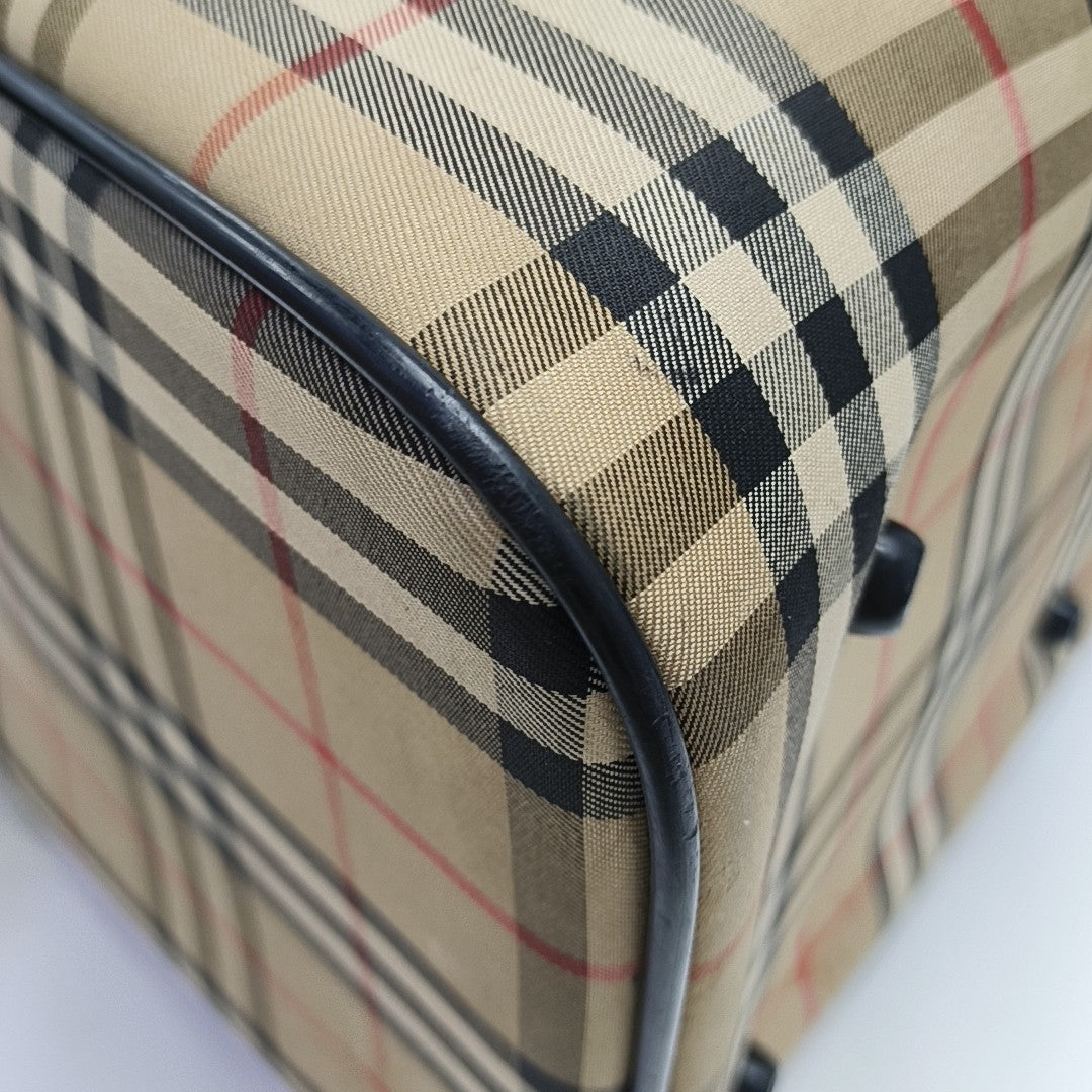 Canvas Top Handle Bag Beige