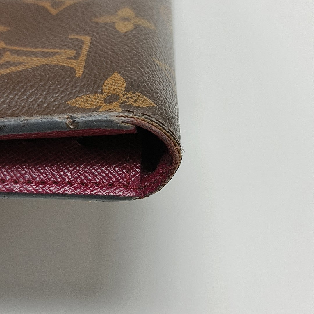 ADÈLE Monogram Coated Canvas Brown Wallet