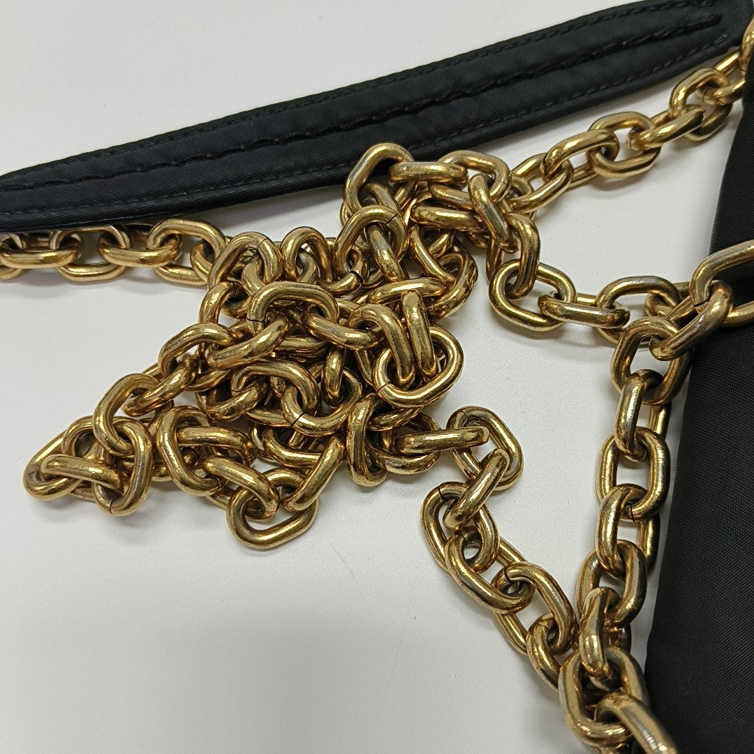 Nylon Shoulder Bag Black