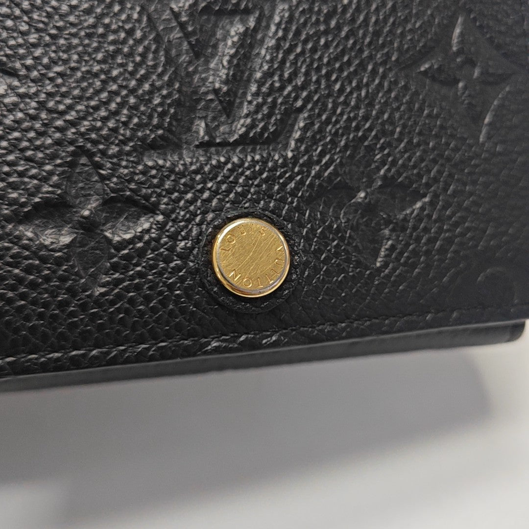 Calfskin Card Holder Black