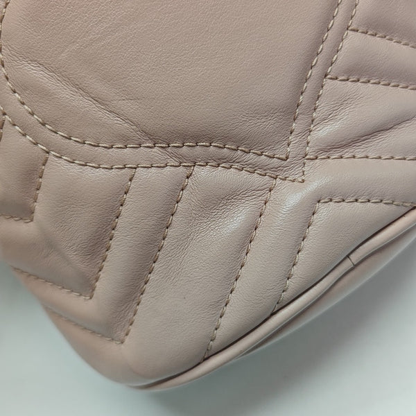 GG Marmont Mini Quilted Calfskin Pink